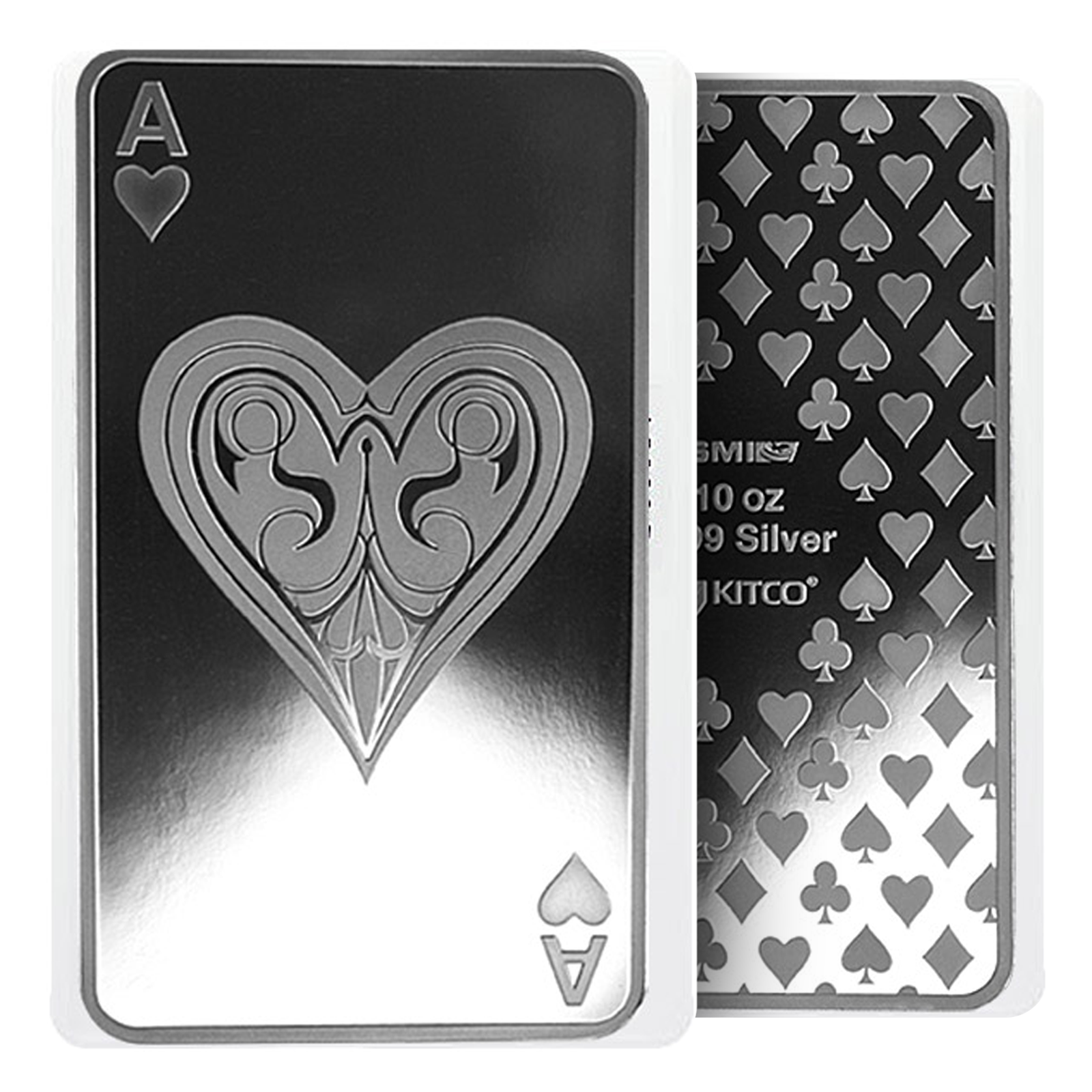 Buy 10 oz Silver Bar Set - 4 Aces, image 4