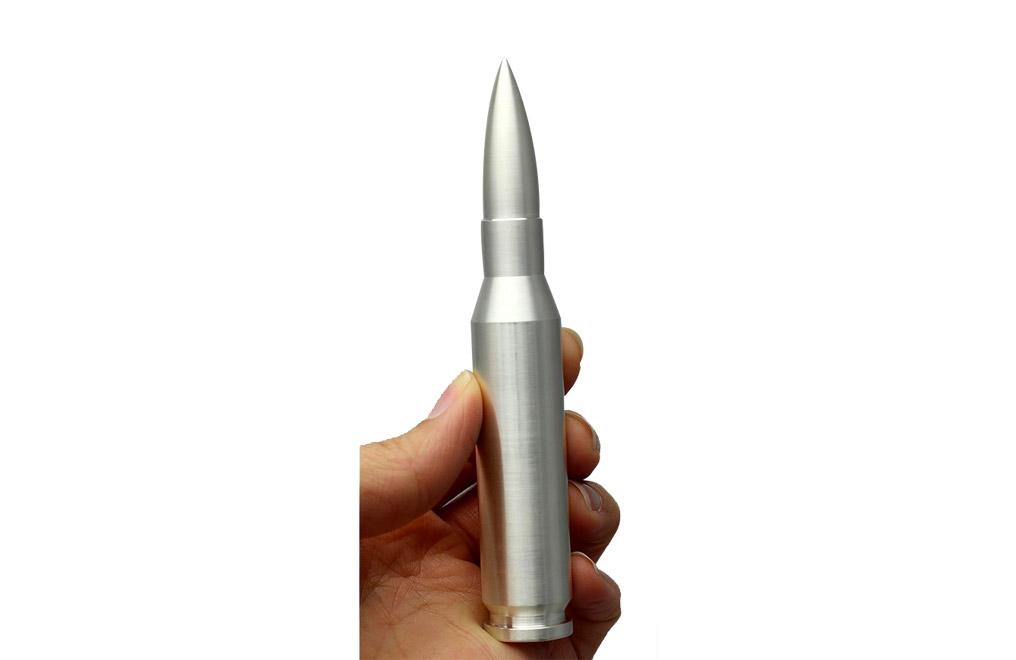 Buy 10 oz Silver Bullet .50 Caliber Replica .999, image 3