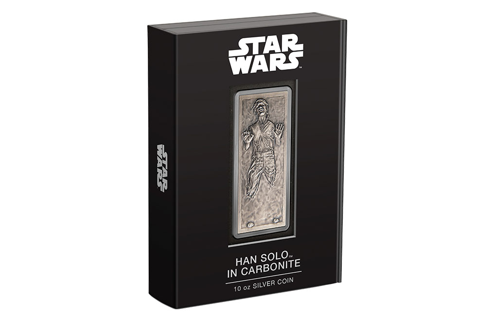 Buy 10 oz Silver Han Solo™ in Carbonite Coin (2022), image 4