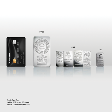 10 oz Silver JM Bars | New Generation, image 4