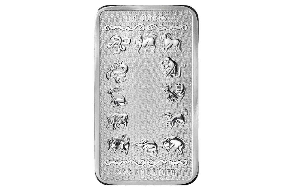 Buy 10 oz Silver Year of the Snake Bar (2025), image 1