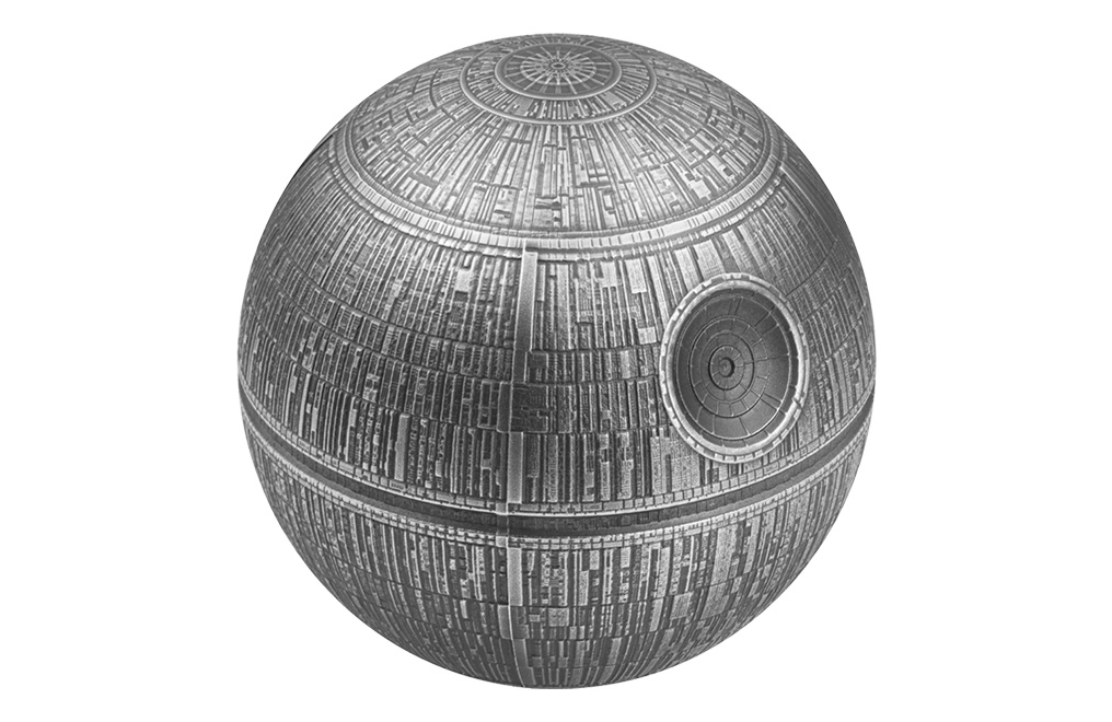 Buy 100 g Silver Spherical Death Star Coin (2024), image 2
