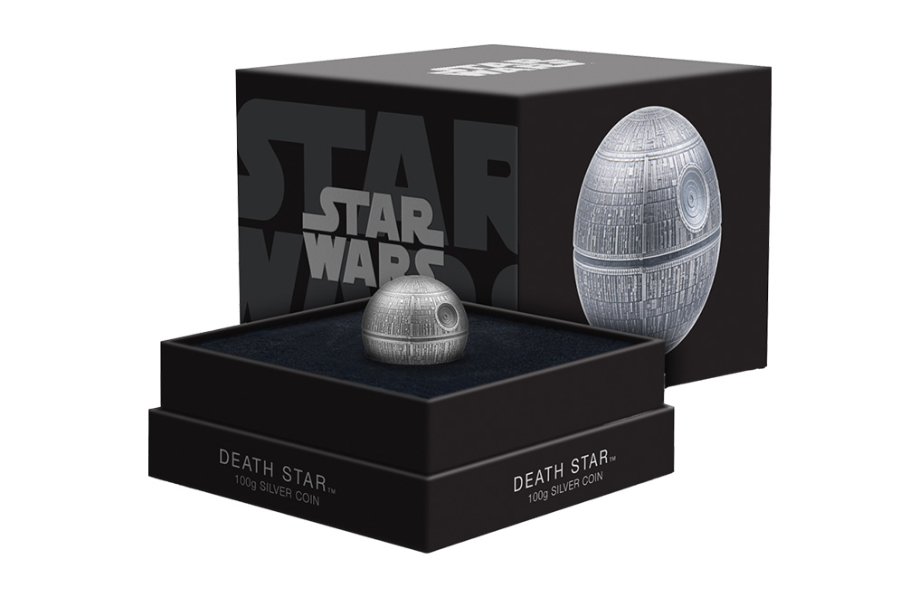 Buy 100 g Silver Spherical Death Star Coin (2024), image 3