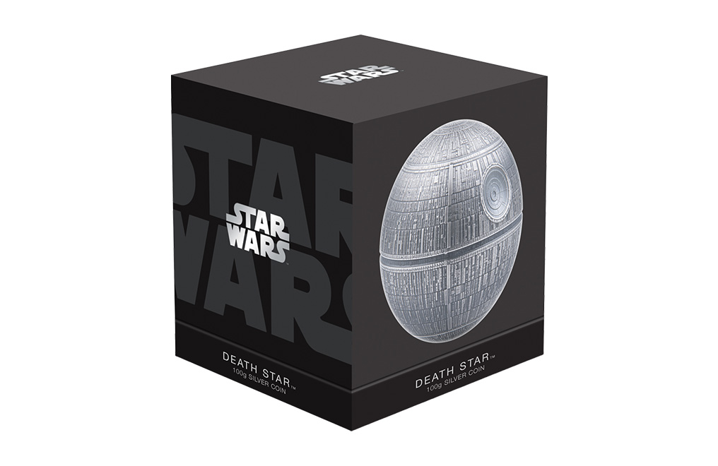 Buy 100 g Silver Spherical Death Star Coin (2024), image 4