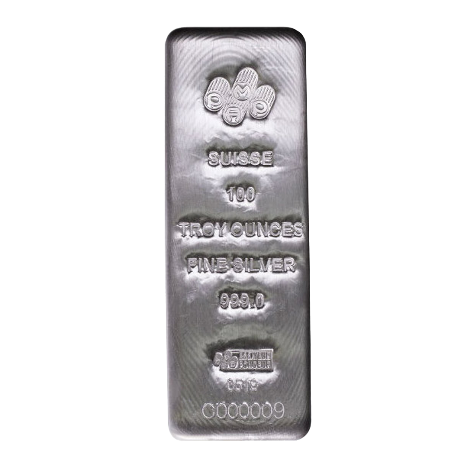 100 oz Silver Bars - PAMP Suisse (w/Assay Certificate), image 0