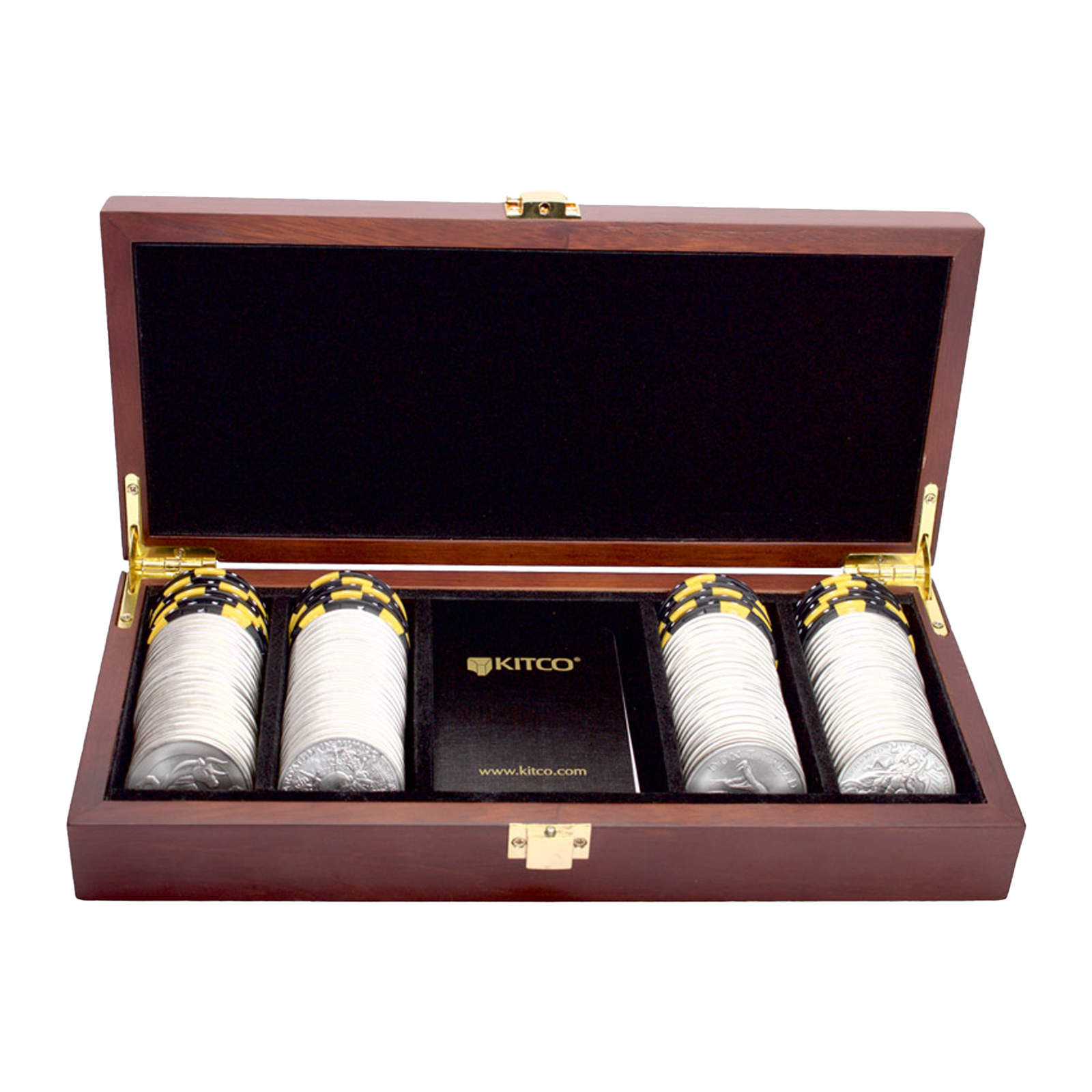Buy 100 oz Silver Round Poker Set, image 0