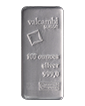 100 oz Silver Cast Bar .999 - Valcambi Suisse
