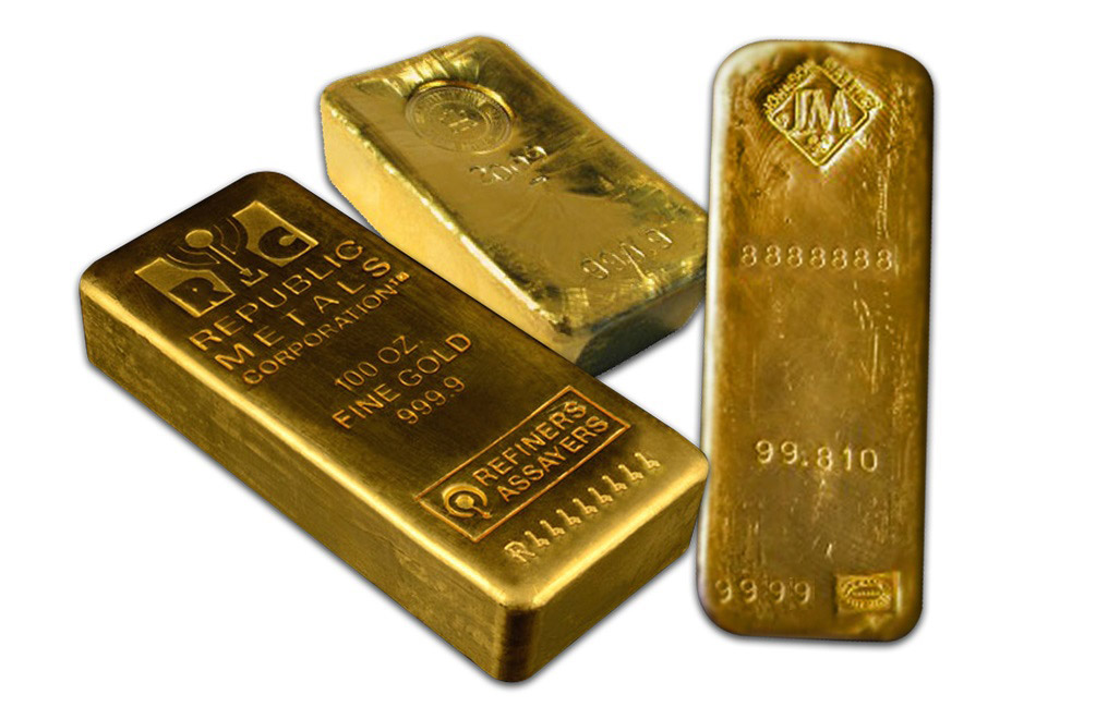 ounce gold bullion bars