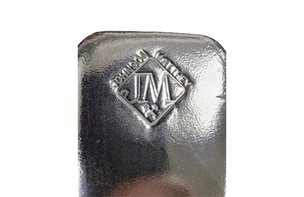 Buy 100 oz Silver Bars (poured) - Johnson Matthey, image 3
