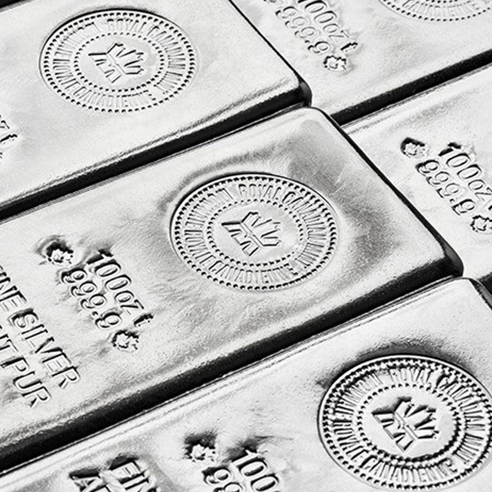 100 oz Silver Royal Canadian Mint Bar, image 3