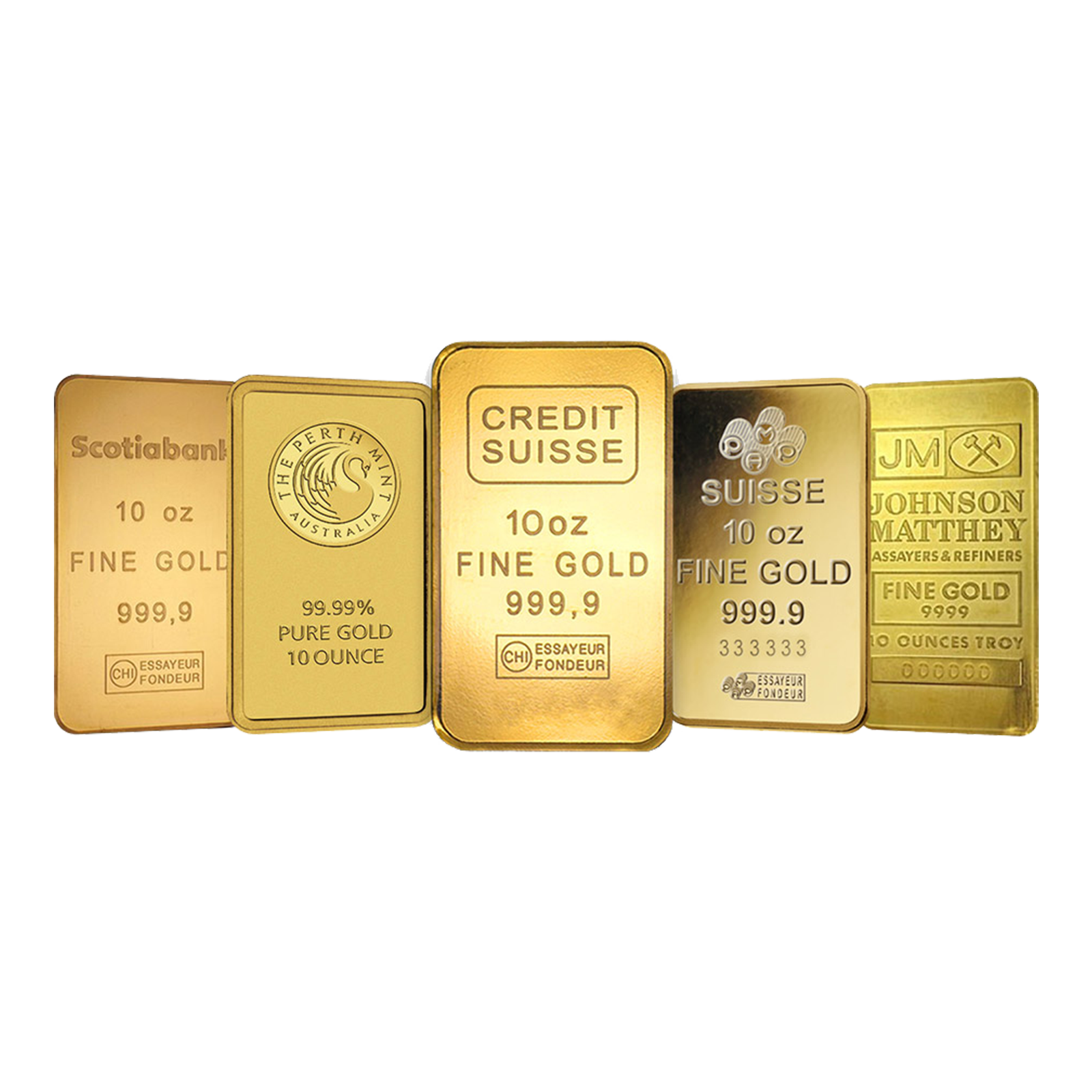 10 oz Gold Bars, image 0