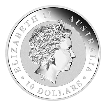 Australian 10 oz Silver Koala Coins (Random year), image 1