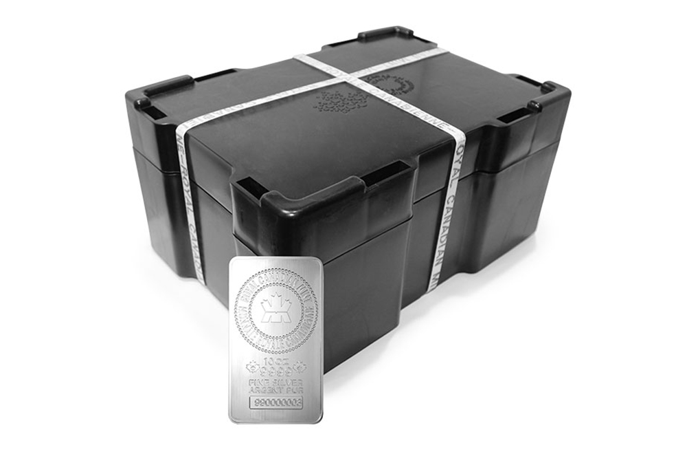 Buy RCM 10 oz Silver Bar Monster Box (50 Silver Bars), image 0