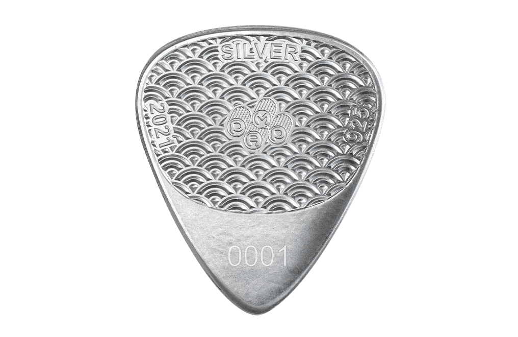 Buy 10 g Sterling Silver Playable Fender® 351 Heavy Guitar Pick (2021), image 1