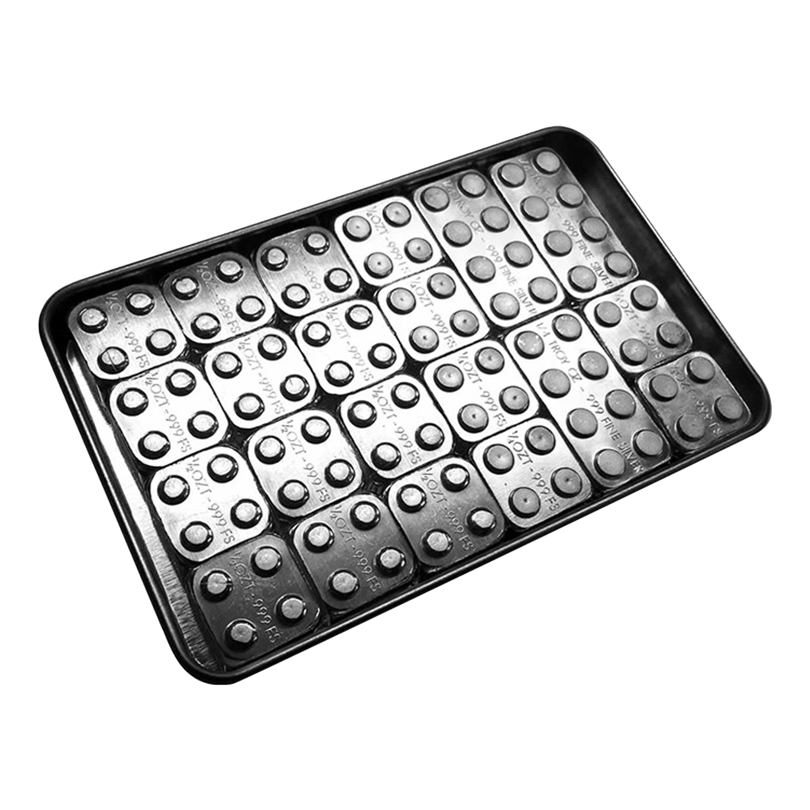 Buy 12 oz Building Block Bars Accessory Set .999, image 1