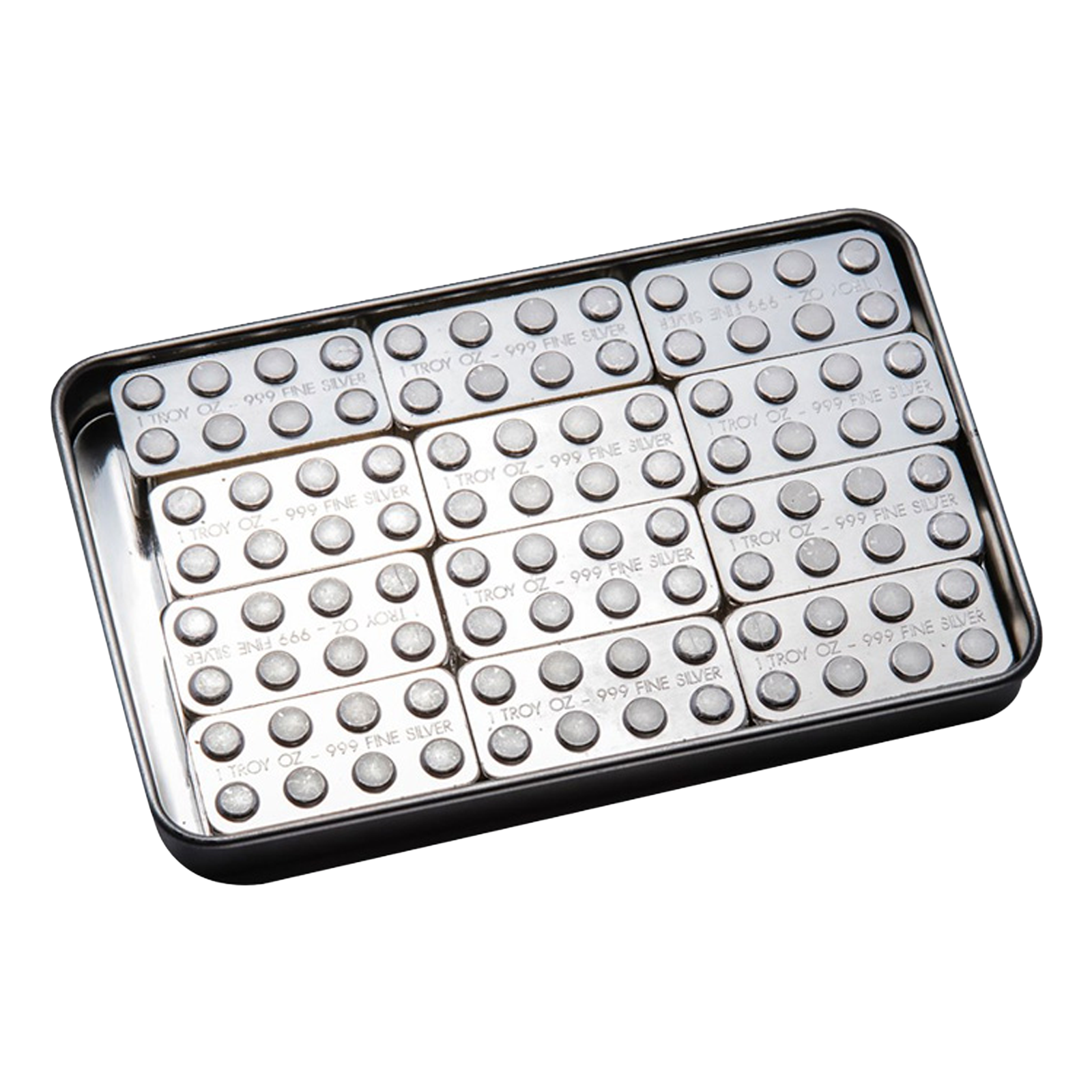 Buy 12 oz Building Block Bars Set .999 (12 x 1 oz), image 3