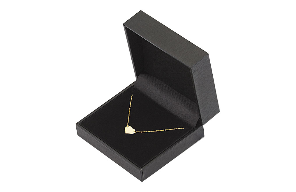 Buy 14K Yellow Gold Mini Heart Pendant Necklace, image 0