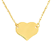 Buy 14K Yellow Gold Mini Heart Pendant Necklace, image 2