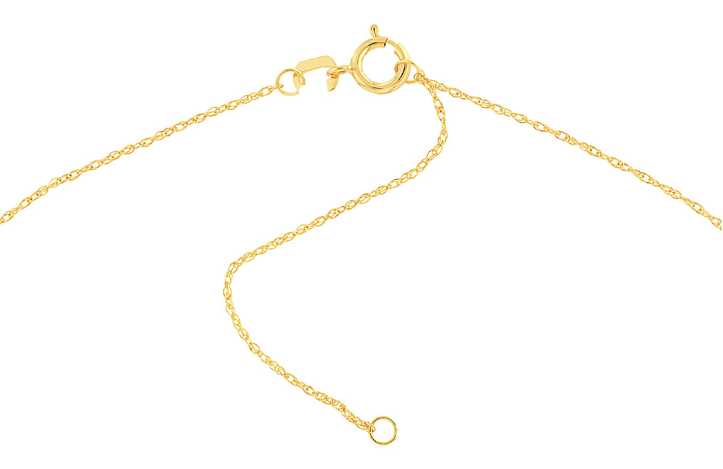 Buy 14K Yellow Gold Mini Heart Pendant Necklace, image 3