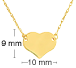 Buy 14K Yellow Gold Mini Heart Pendant Necklace, image 5