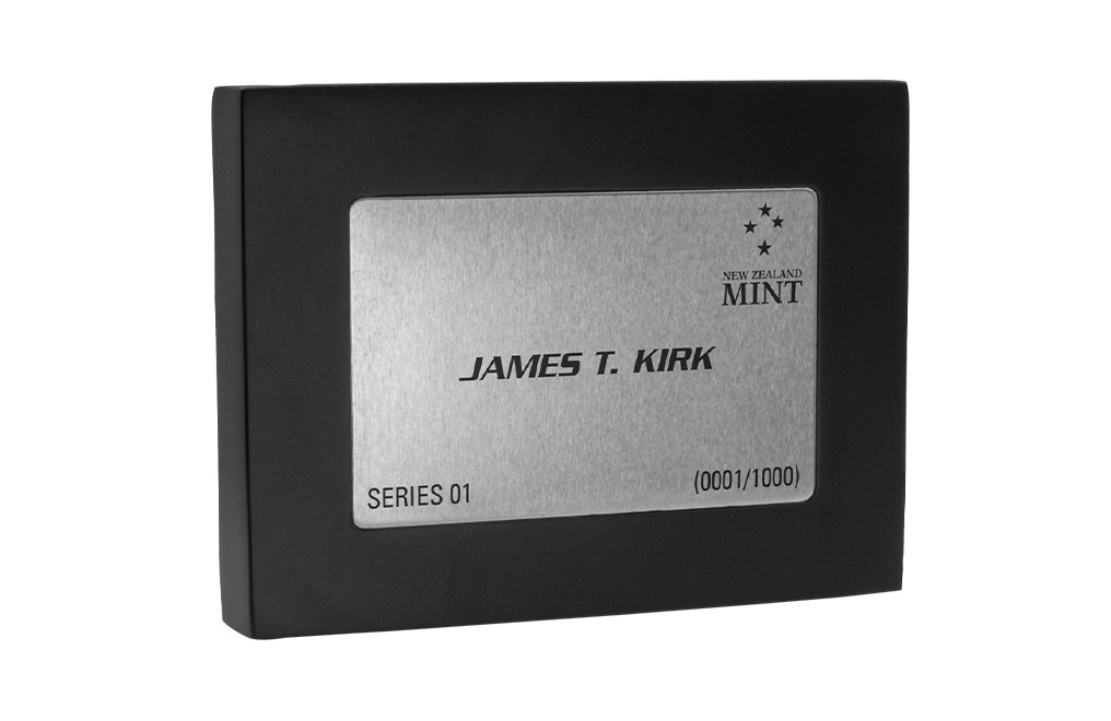 Buy 150 g Silver Captain Kirk Miniature, image 2