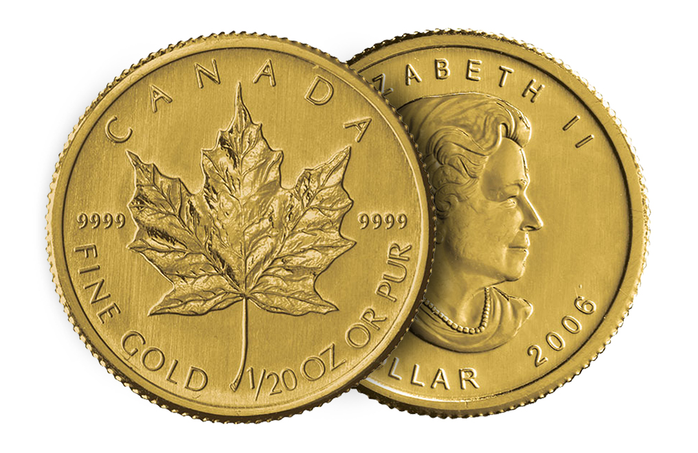 Buy 1/20 oz Gold Maple Leaf Coins | Buy Gold Coins | KITCO