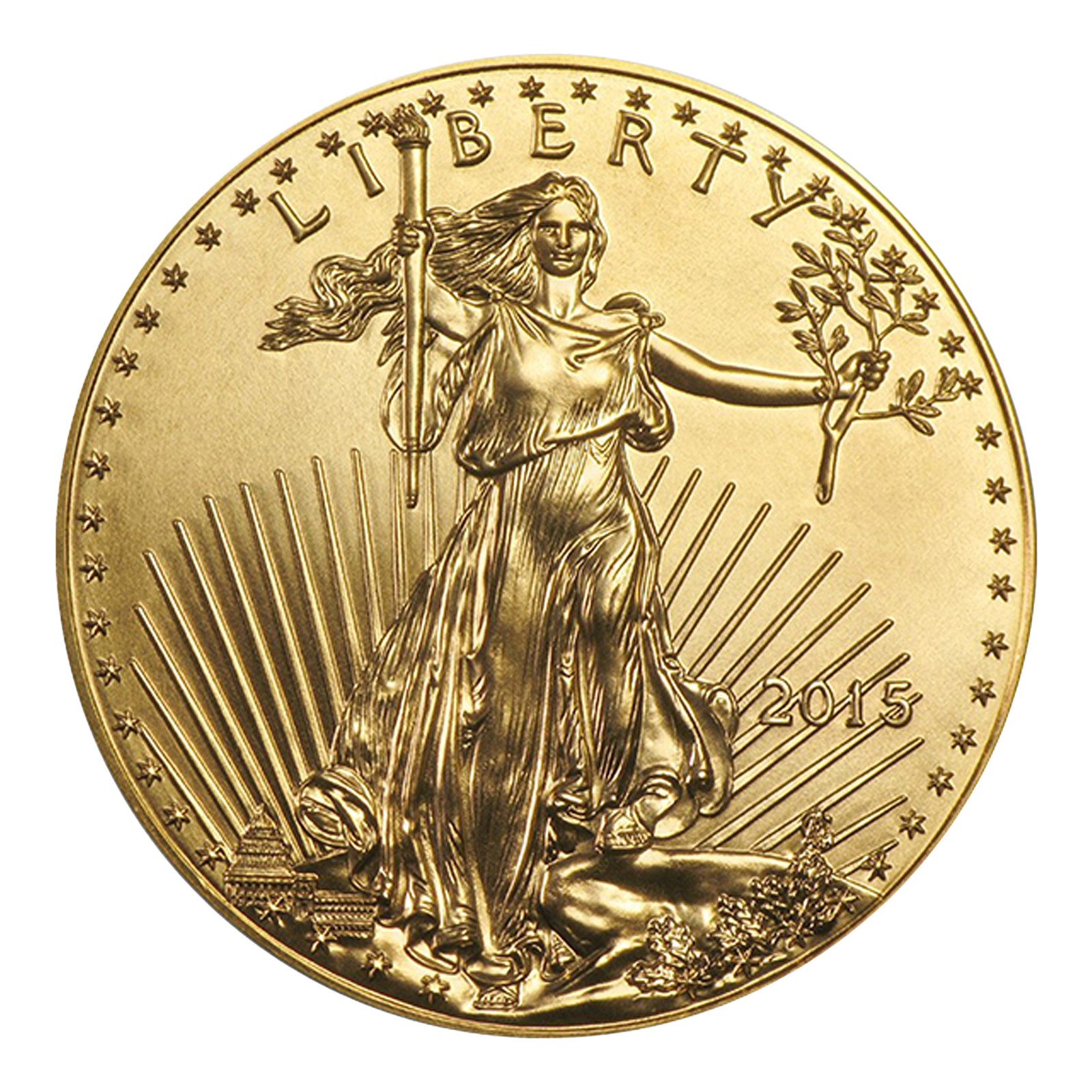 1/2 oz American Gold Eagle Coins, image 1