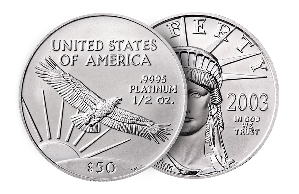Buy 1/2 oz American Platinum Eagle Coins, image 2