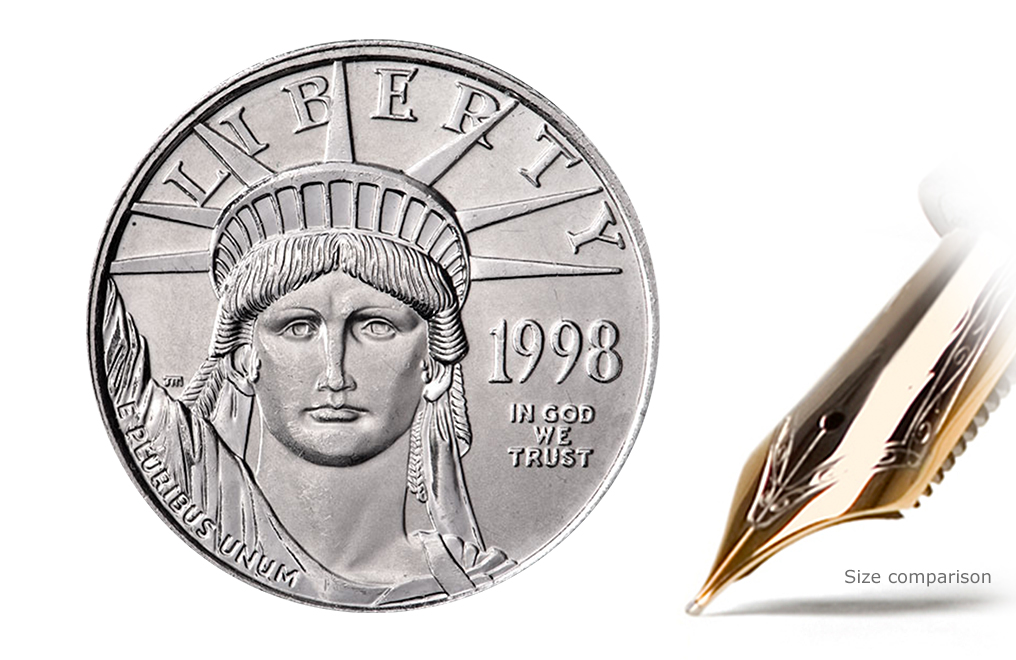 Buy 1/4 oz American Platinum Eagle Coin, image 1