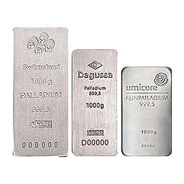1 kilo Palladium Bars, image 0