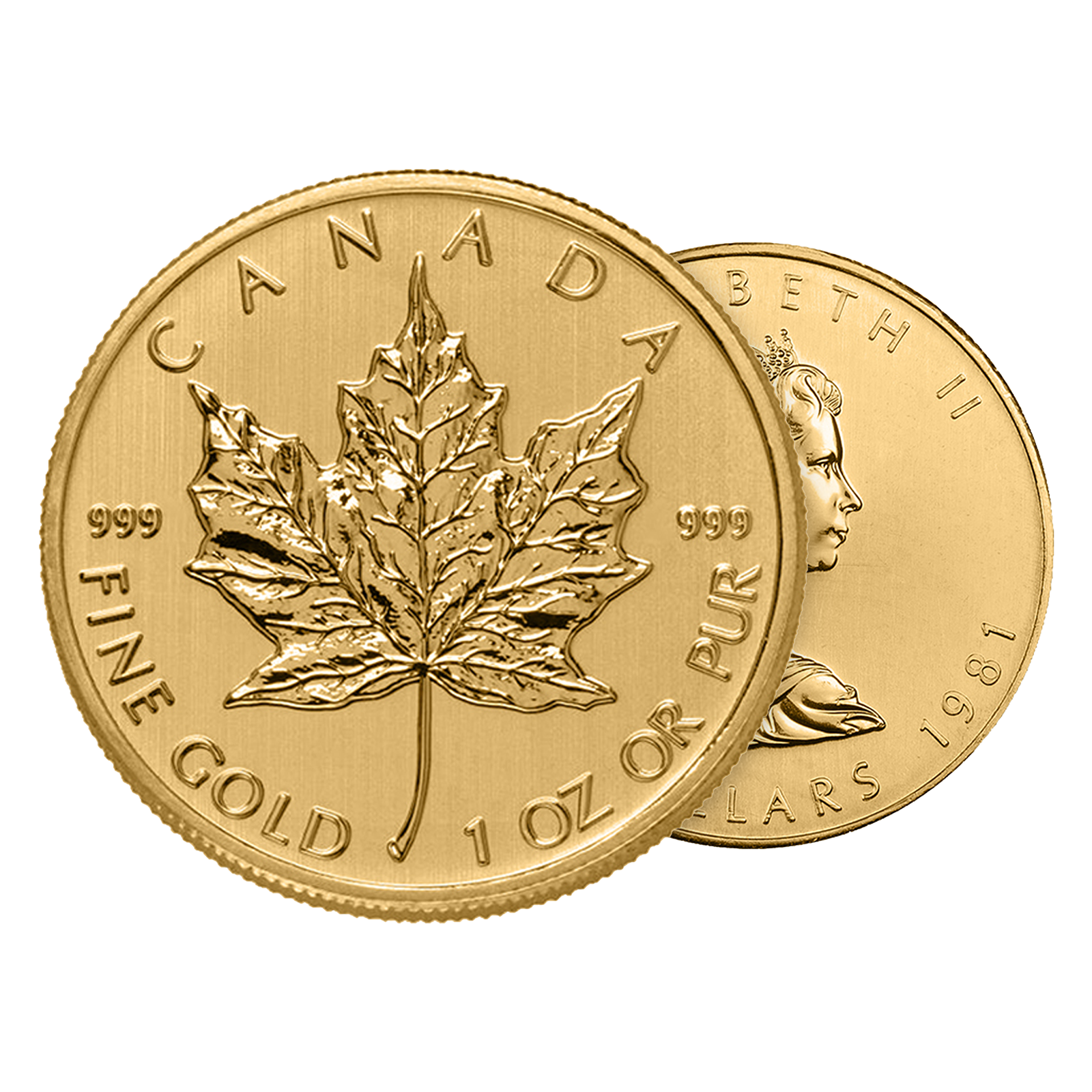 1979-1982 1 oz Gold Maple Leaf Coins, image 2
