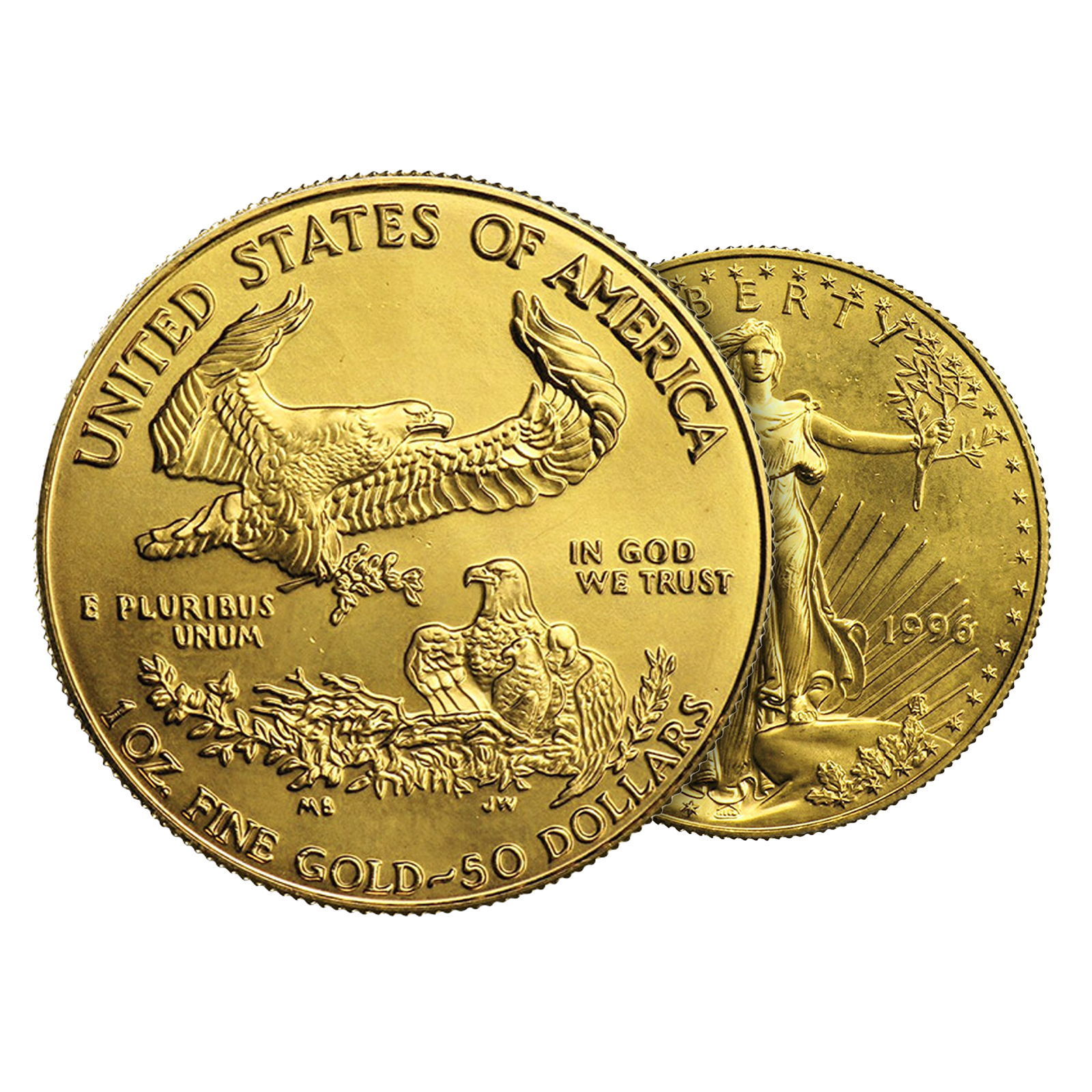 1 oz Gold Eagle Coins, image 2