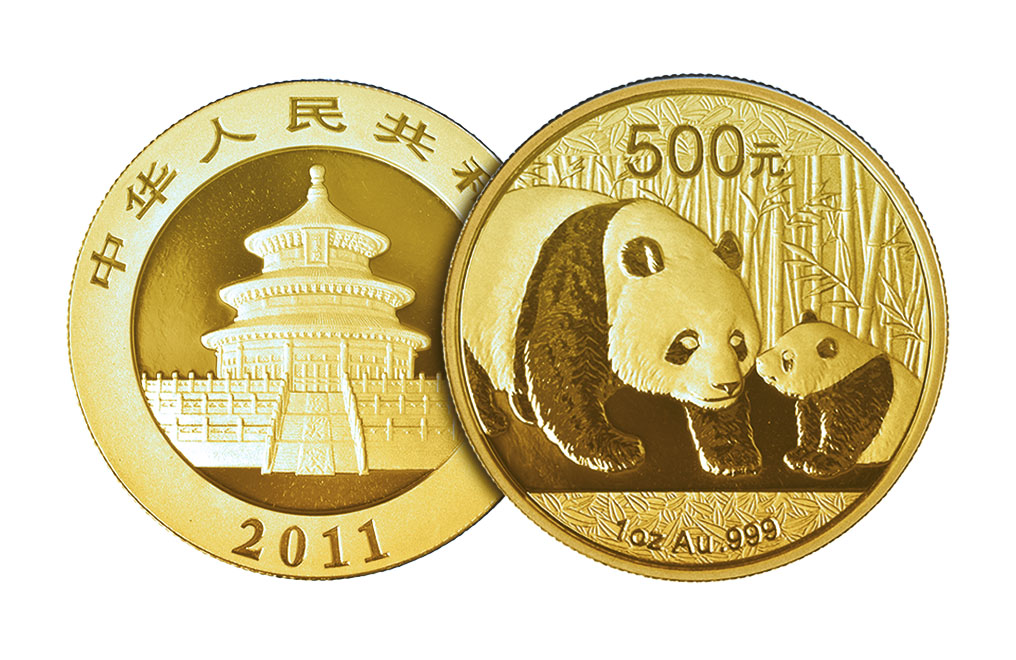 Buy 1 oz Gold Panda Coins, image 2