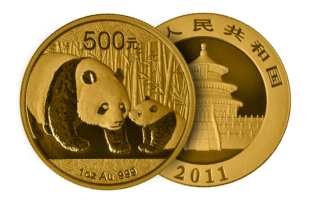 Buy 1 oz Gold Panda Coins, image 2