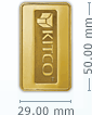 1 oz Gold Kitco Bar (RCM)