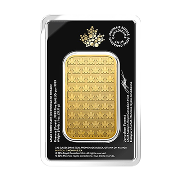 1 oz Gold Bar - Royal Canadian Mint, image 3