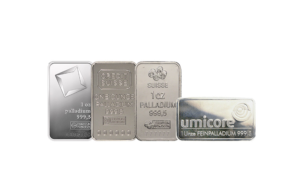 Buy 1 oz Palladium Bars, image 0