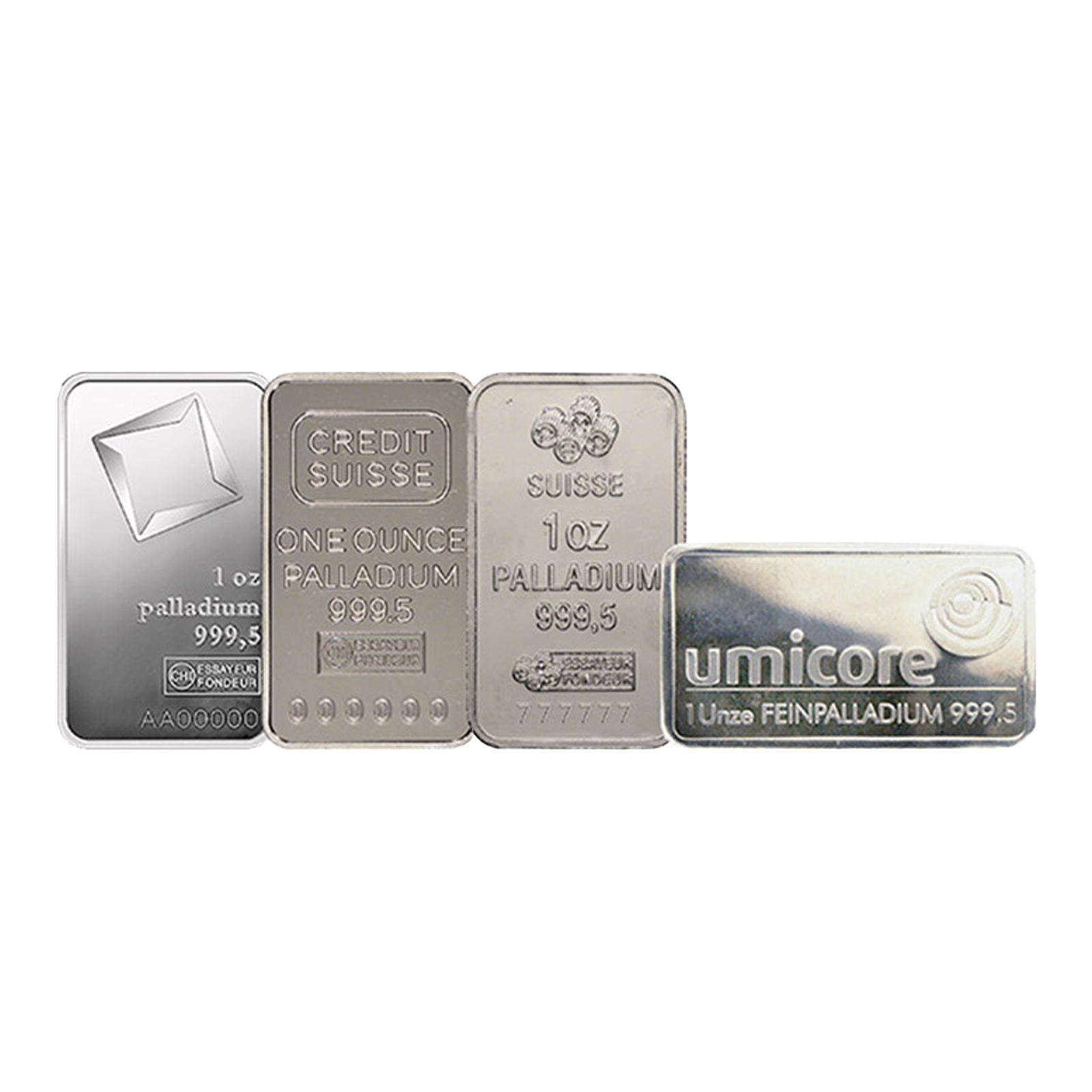 1 oz Palladium Bars, image 0