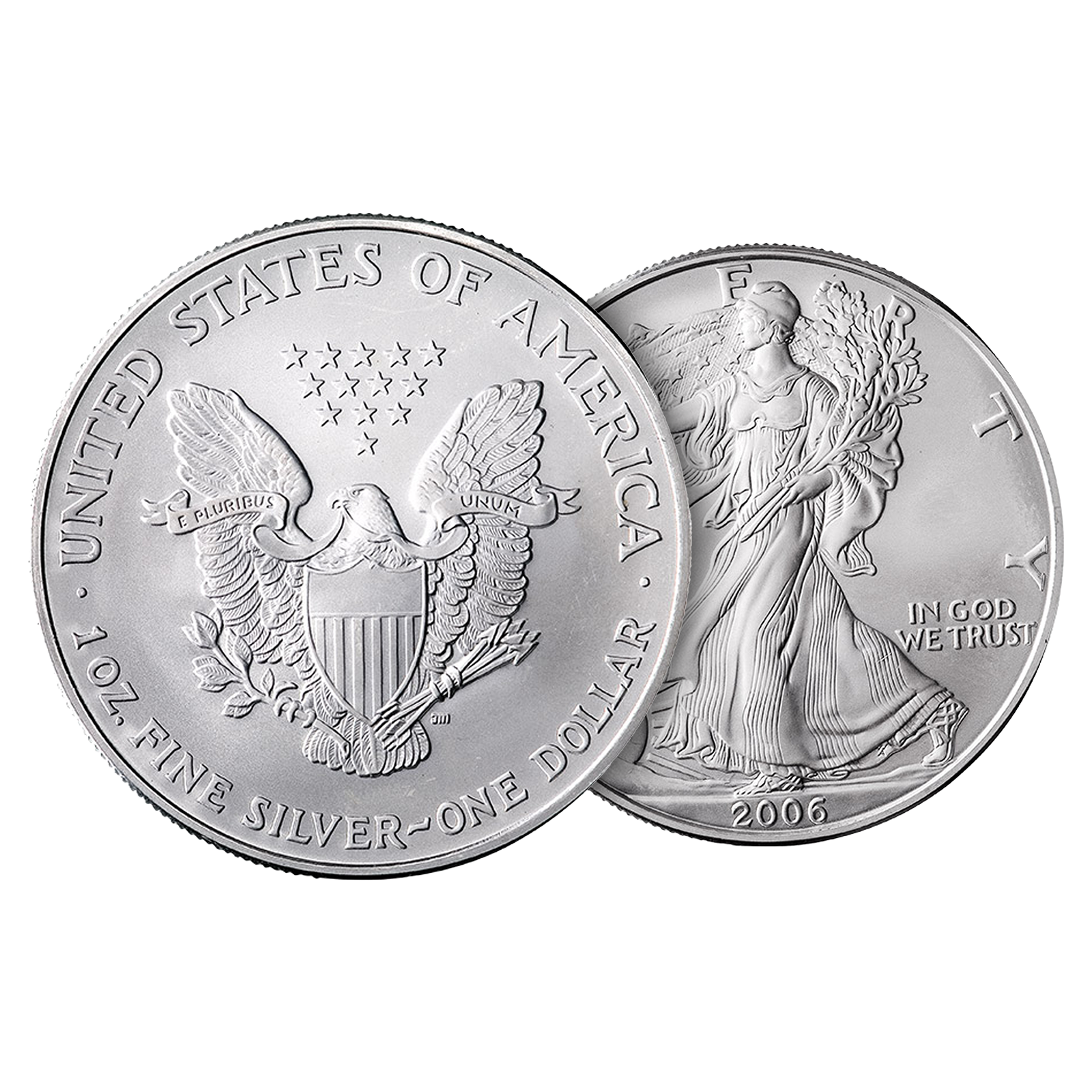 1 oz Silver American Eagle Coins, image 2