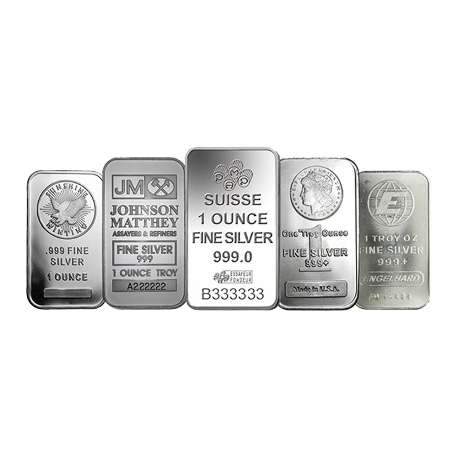 1 oz Silver Bars, image 0