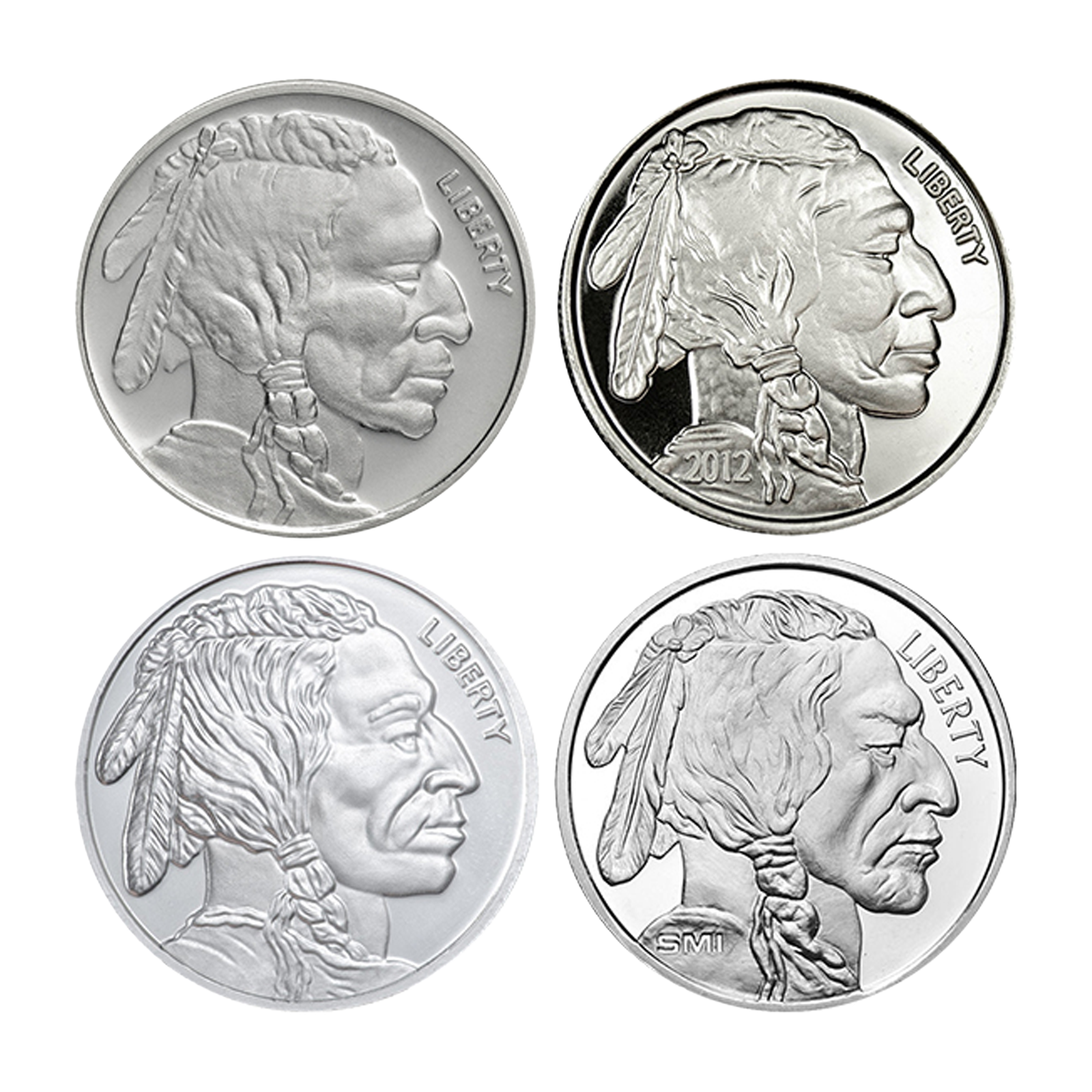Sell 1 oz Silver Buffalo Rounds (Various Mints), image 1