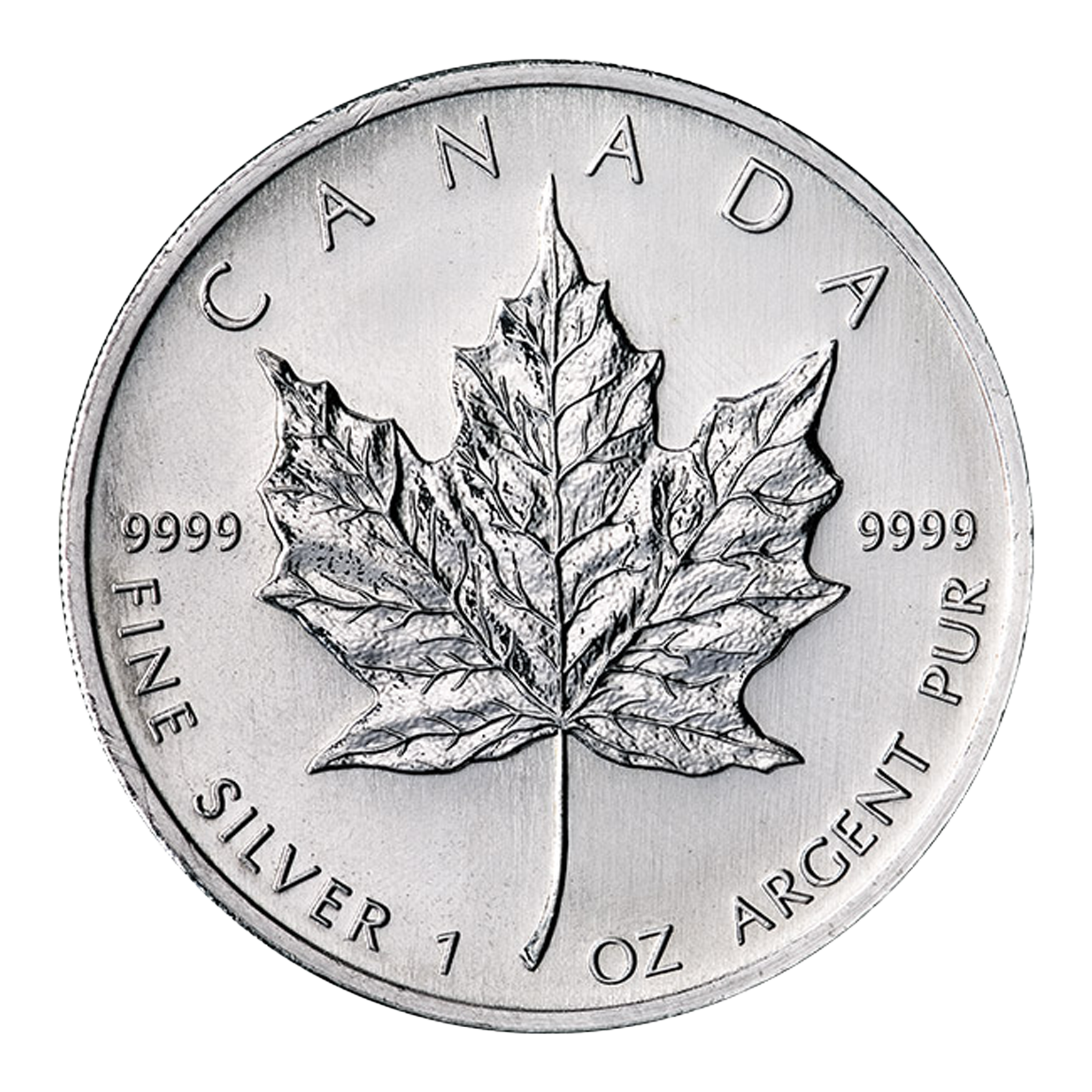 1 oz Silver Canadian Maple Leaf Coin, image 0