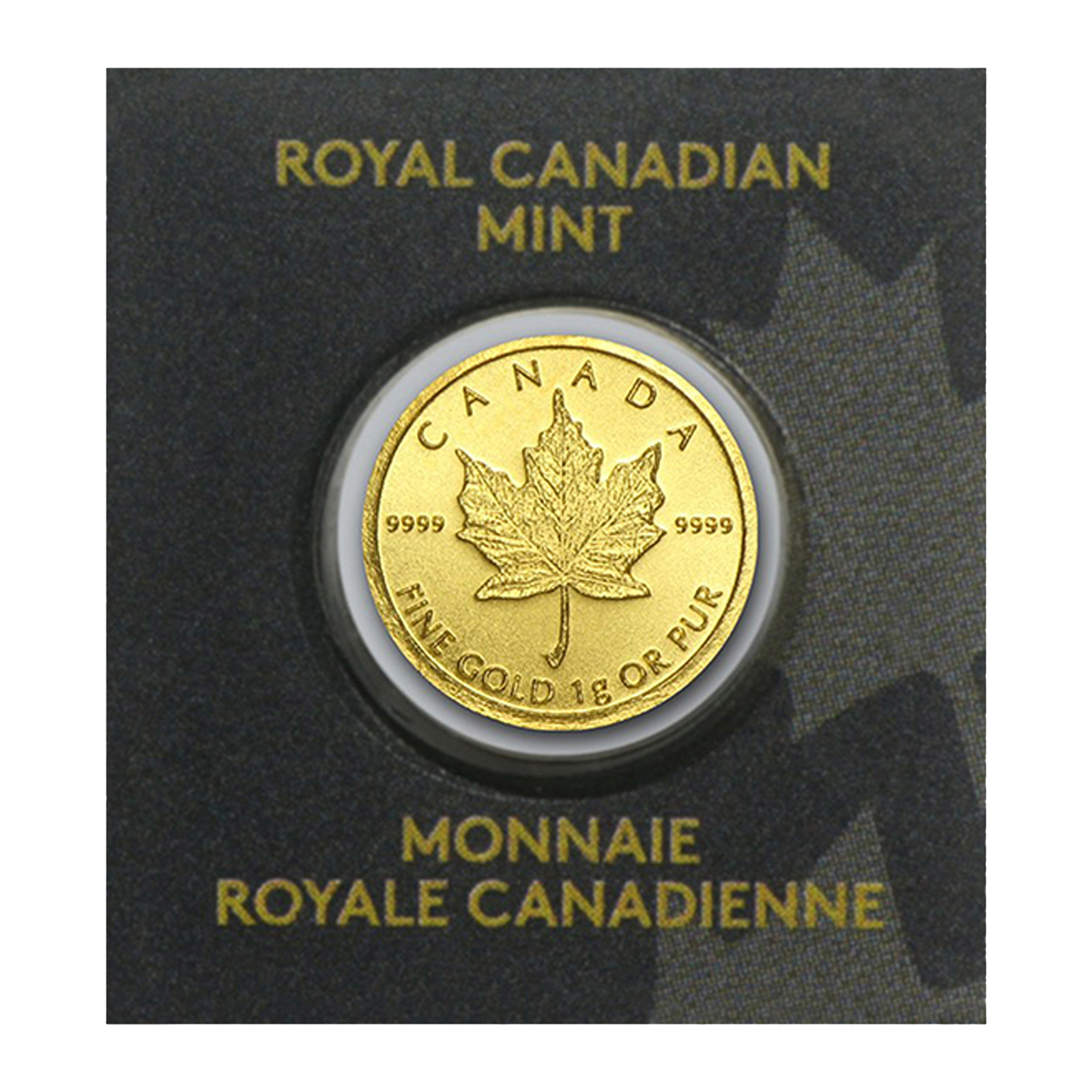 1 gram Gold MapleGram Coins (Random Year), image 0