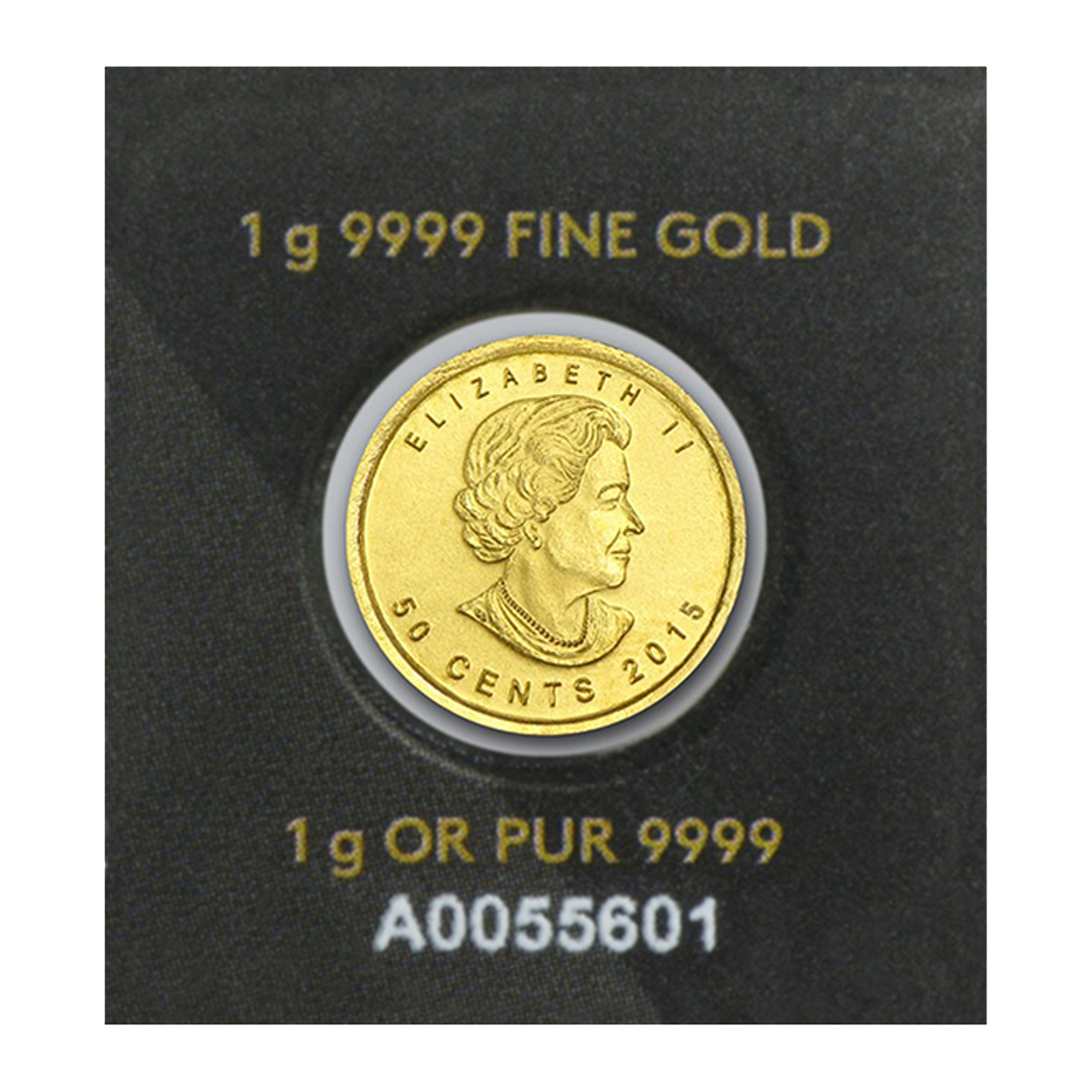 1 gram Gold MapleGram Coins (Random Year), image 1