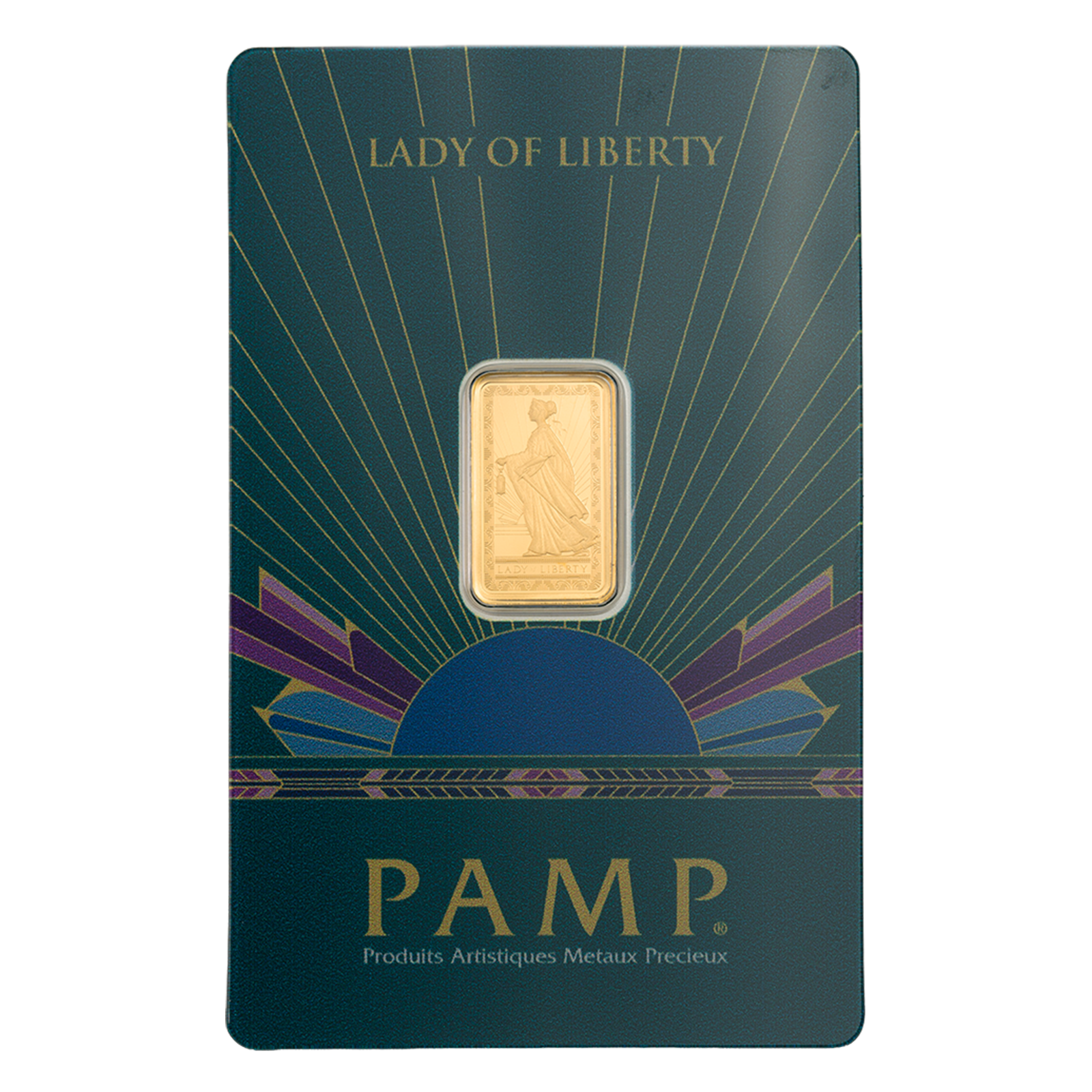 Buy 2.5 g Gold Lady of Liberty Bar, image 0