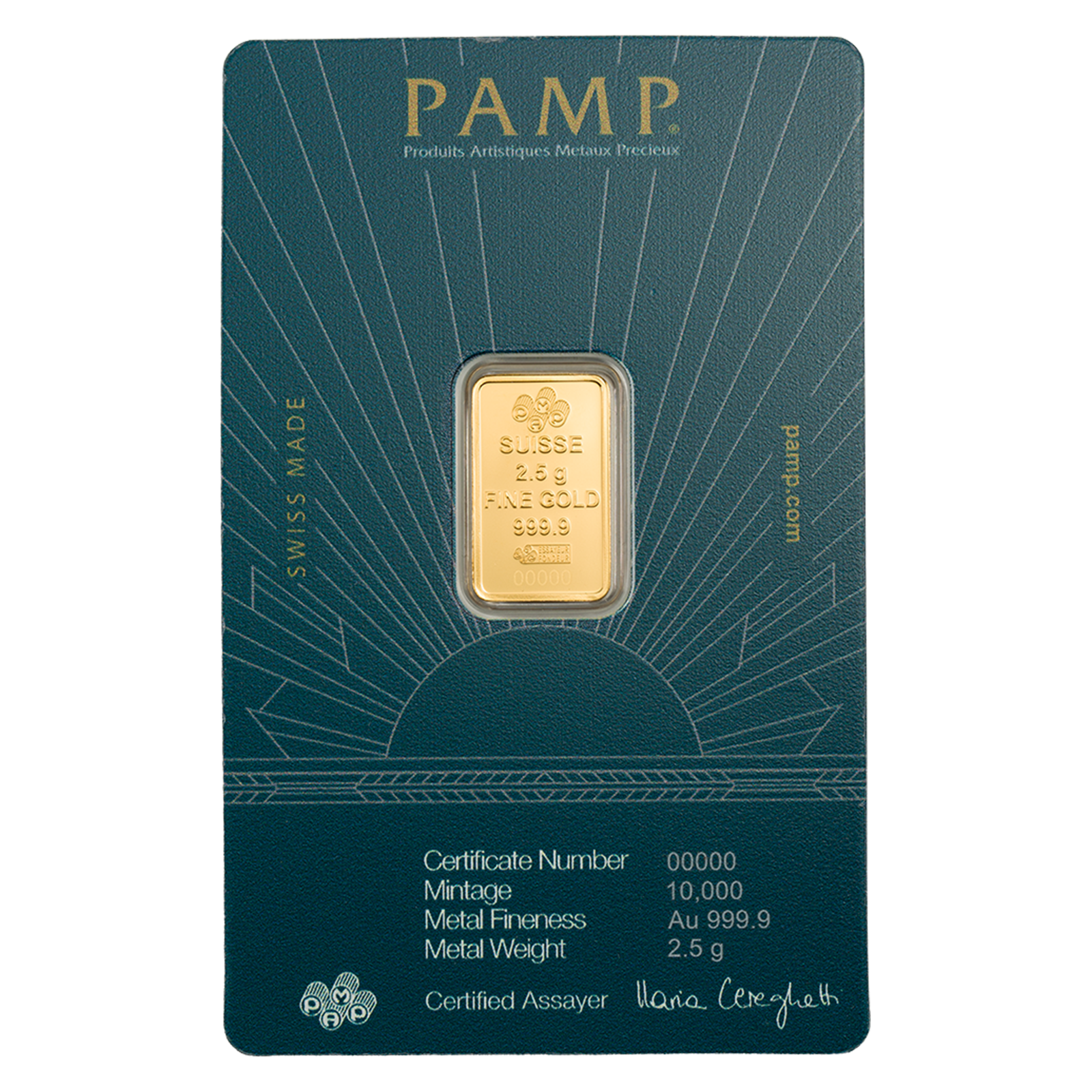 Buy 2.5 g Gold Lady of Liberty Bar, image 1