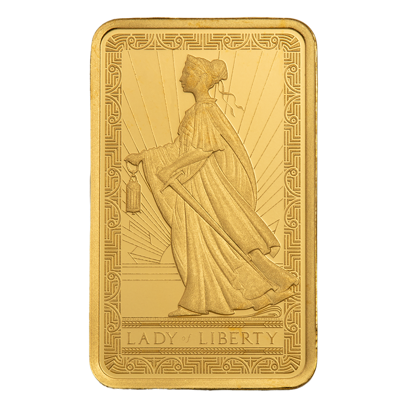 Buy 2.5 g Gold Lady of Liberty Bar, image 2