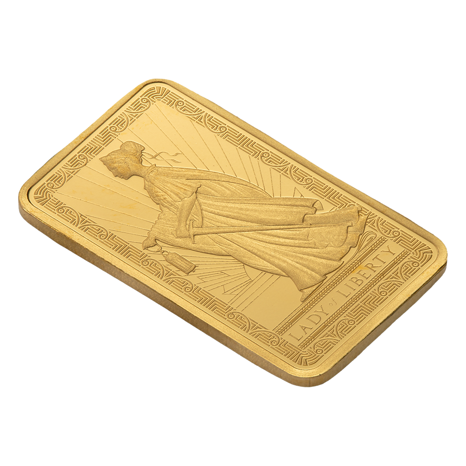 Buy 2.5 g Gold Lady of Liberty Bar, image 4
