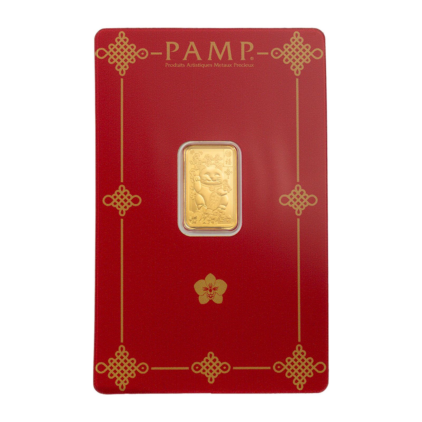 Buy 2.5 g PAMP Gold Lucky Cat Bar, image 0