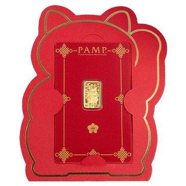 Buy 2.5 g PAMP Gold Lucky Cat Bar, image 4